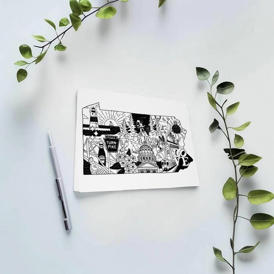 Landmarks Art Note Cards (10 pack)