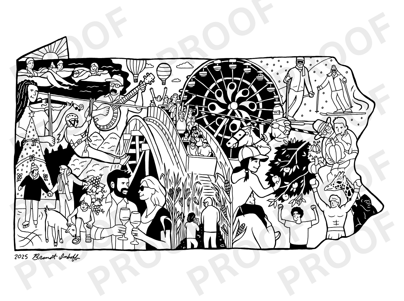 The Four Seasons PA Art