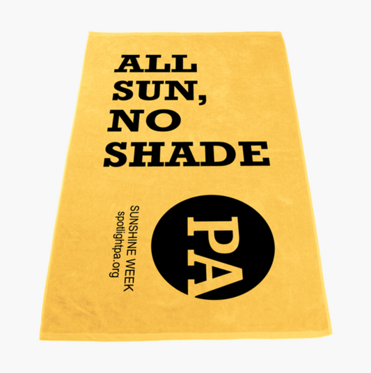 'All Sun, No Shade' Beach Towel