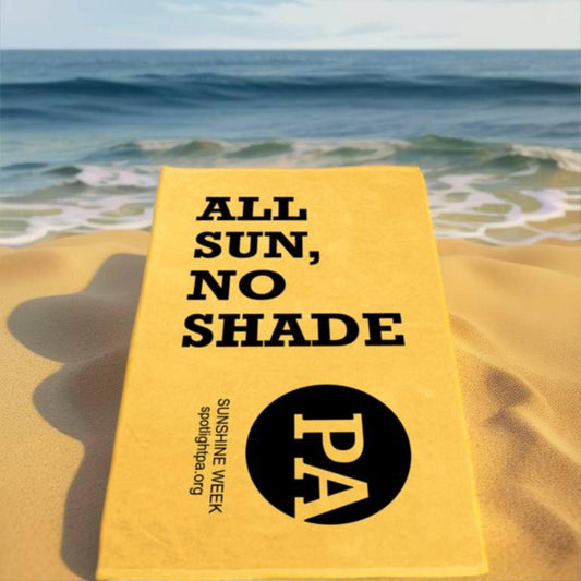 'All Sun, No Shade' Beach Towel