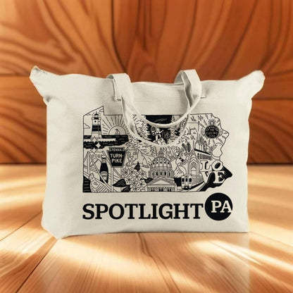 PA Landmarks Art Tote Bag