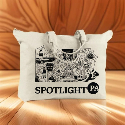 PA Landmarks Art Tote Bag
