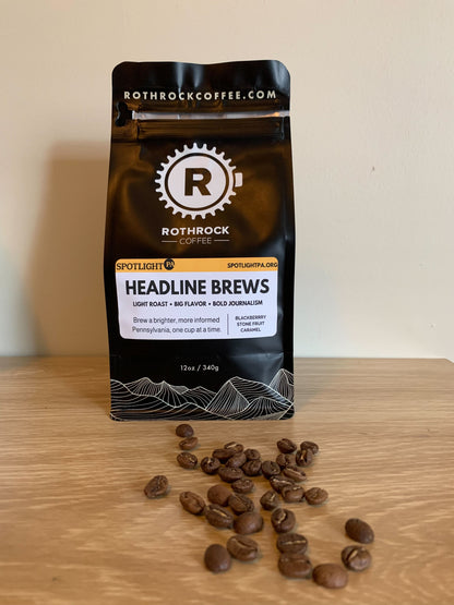 'Headline Brews' Light Roast Coffee | PRE-ORDER NOW